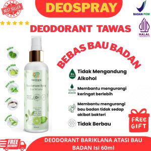 DEODORANT Tawas Atasi Bau Badan Mencerahkan Ketiak Hitam Non Alkohol BPOM
