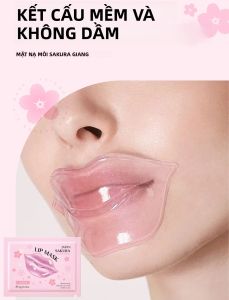 Mặt Nạ Dưỡng Môi Hoa Anh Đào LAIKOU Dưỡng Ẩm Tẩy Tế Bào Chết Làm Mềm Môi Cải Thiện Đường Viền Môi Chăm Sóc Da Môi