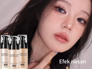 Liquid Foundation Alas Bedak Matte Foundation Cair Waterproof 40ml  Natural Matte Finish Makeup Base Long Lasting 24h Full Coverage Foundation Moisturizing Tahan Lama Tahan Air 100% Asli Barang [COD]