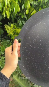 Grill Pan Bulat 34 cm Anti Lengket/Panggangan Ringan Mudah Dibersihkan COD