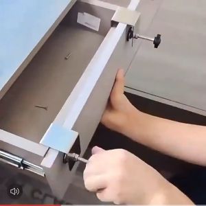 2Pcs Drawer Front Installation Clamps Adjustable Stainless Steel Drawer Fixing Clips Woodworking Jig