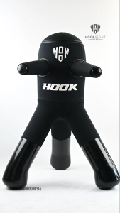 Samsak Berdiri Anak Hook Tripod Leg Aqua Air 135cm Samsak Tinju Hook Muay Thai Punching Bag Air Taekwondo Silat Samsak Karate