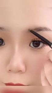 B.F. 6 Colors Double Heads Eyebrow Pencil Natural Waterproof Lasting Eyebrow Pencil