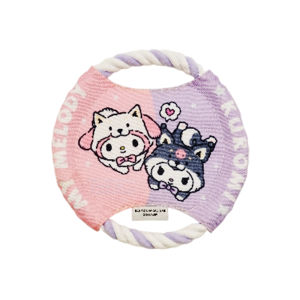 Sanrio Pet Frisbee Dog Toy Schnauzer Teddy Bichon French Bulldog Chew Resistant Training Toy Pet Supplies Dog Toys Frisbee