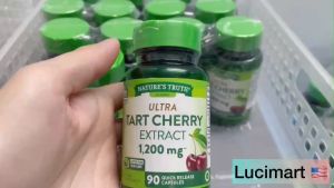 Viên uống hỗ trợ gout Ultra Tart Cherry Extract 1200mg [Hàng Mỹ]