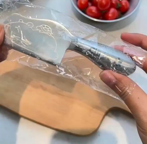 Ready Stock - Mini Stainless Steel Kitchen Knife - Sharp Compact One-Piece Design