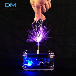 diymore Mini Bluetooth Music Tesla Coil Arc Plasma Loudspeaker Wireless Transmission Experiment Desktop Toy High voltage generator