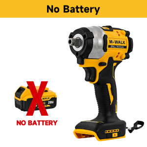 M-WALK 406N.M Brushless Cordless Electric Impact Wrench Rechargeable Removal Screw Nut Wrench Power Tools For 18/20V Battery