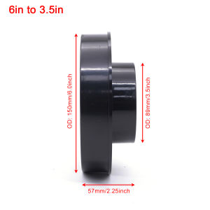 Universal Plastic Reducing Ring for 150mm to 76mm 89mm 101mm Cone Air Filter 6inch to 3 3.5" 4 150mm Reducer Adapter