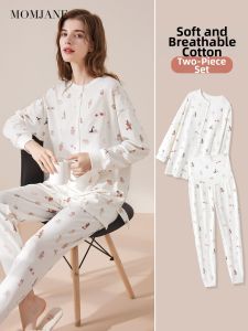Mom Jane | Sweat Absorbing Nursing Maternity Sleepwear Set Cotton