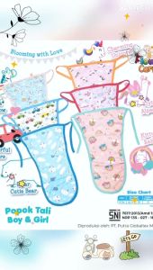 Popok Kain Bayi Baru Lahir Popok Tali Newborn SNI Popok Bayi Motif Premium