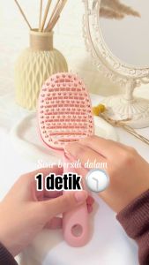 HAYYLIFE Sisir Anti Kusut Yang Mudah Dibersihkan Rambut Nyangkut Dengan Efek Pijat HL-BBB980