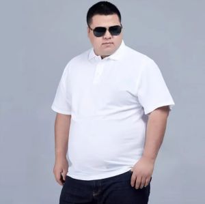 Extra Large 8XL Mens Polo Shirt Short Sleeve Summer Polo Collar Casual Versatile Extra Large Top
