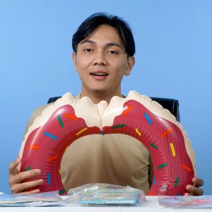 Pelampung Bulat Karakter Lucu Pelampung Ketiak Tiup PVC