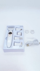 [HÀNG CÓ SẴN] YANPAI Máy Cạo Lông Đa Năng 5in1 Cho Nữ - 5 Đầu Thay Thế - Chống Nước IPX7 - Đế Sạc Hiển Thị Pin - Nhẹ Nhàng Cho Vùng Nhạy Cảm & Toàn Thân