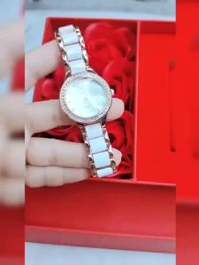 Womens Watch New Ceramic Ladies Watch with Diamonds Fashion Waterproof Hot Selling Womens Quartz Watch
