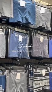 SPACH M013 | Celana Dalam Boxer Pria Motif Corak 6pcs / Boxer Pria Brand Fashion