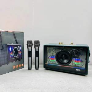 รุ่นใหม่ล่าสุด ลำโพงบลูทูธไร้สาย SK-2066A มีสายสะพาย แถมไมค์ลอย2อัน ตู้โปร่งใส 30W พร้อมส่ง