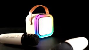 HYTERA Speaker Bluetooth Karaoke 2 Mic Set Mini Bluetooth Aktual Speaker Mini Bluetooth MP3 Player Karaoke Nirkabel Full Bass
