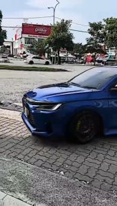 Toyota Vios 2023-Present Fog Lamp Cover With Led Drl Day Light + Running Signal Front Bumper Left & Right