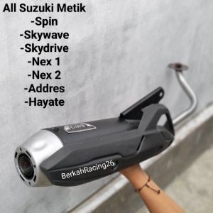knalpot coopy CMS Suzuki spin 125 skywave Nex 1 karbu SkyDrive Nex 1 fii addres Nex 2 Hayate All Suzuki metik TERPOPULER TERLARIS