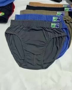 Celana Dalam Merk D35A isi 6 Celana dalam pria dewasa nyaman dipakai bahan katun| Hotman Underwear