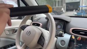 Car Steering Wheel Lock Anti-Theft Protection Interior Locks Security Device Car Locks Foldable with Window Breaker Car Lock
