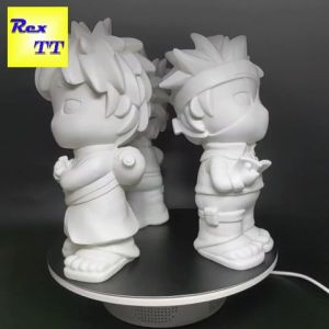 Rex TT 【ซื้อ 10 แถม 1】22cm-26cm Naruto Vinyl Doll กระปุกออมสินธนาคารลายฉลุภาพวาดตัวอ่อนสีขาวของขวัญทาสี กระปุกออมสินลายการ์ตูนขนาดใหญ่สำหรับเด็ก กันกระแทก ของขวัญวันเกิด เรียบง่ายและสร้างสรรค์ กระปุกออมสินกระต่ายสุดน่ารัก