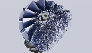 High-speed bladeless hair dryer with strong airflow and negative ions Adjustable hot and cold air flow