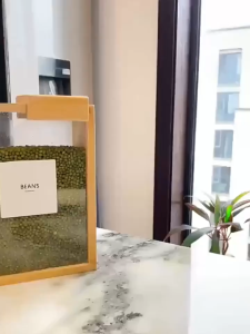 Bamboo Food Storage Container with Slide Lid for Rice Grains Coffee Beans 3L Kitchen Organization Kitchen Food Storage Dispensers