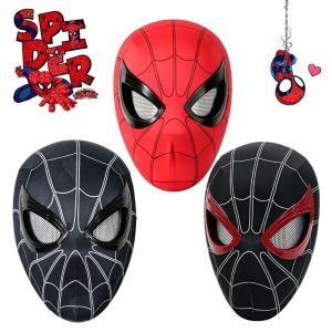 Bandai | 2026 Popular Breathable Spider Man Headset with Chin Operable Blink Mask Miles Halloween Cosplay Boys Headgear Toy Surprise Gift