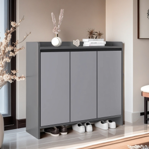 All Aluminum Alloy Large Capacity Waterproof Sunproof Shoe Cabinet for Home Entrance Courtyard Garden Balcony No Assembly Needed