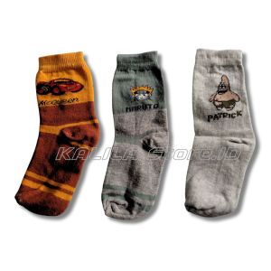 Kaos Kaki Anak TK Paud Cewe Cowo Motif Karakter Usia 2-5 Tahun 36&12 Pasang