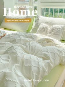 KAMONI | Bộ Đồ Chăn Ga Gối Mùa Hè Cotton