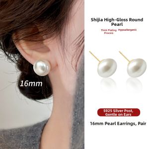 Elegant and Exclusive Pearl Earring S925 Sterling Silver