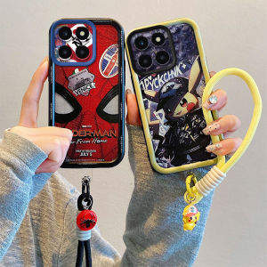 Phone Case Honor X7C Honor 200 Smart 5G Cute Colorful Cool 3D Cartoon Casing with 3D Doll Lanyard Lens Protection Shockproof Silicone Soft Back Cover 2025