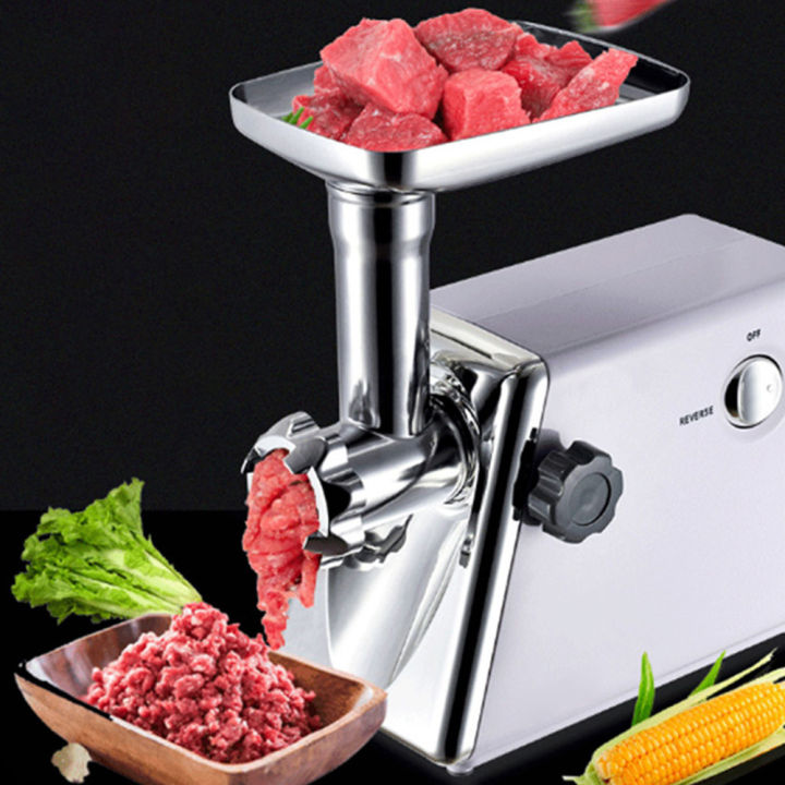 Heavy Duty Max Powerful Electric Meat Grinder Home Sausage Stuffer Multifunctional Stainless Steel Meat Mincer for grinding rootcrops bone PH Lazada PH