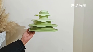 Cat Toy Self-Happy Relieving Boredom Teasing Cat Stick Pet Turntable Ball Mouses Handy Tool Kitten Toy