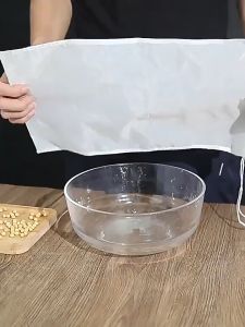 Kain Saringan Susu Kedelai Transparan: Saringan Kain Peras Serbaguna