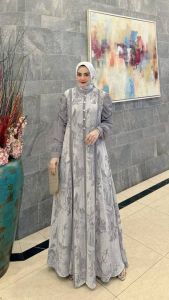 GAMIS TERBARU SYARI  SYARI TRENDI BRANDED PRODUK PREMIUM FASHION MODERN MEWAH ELEGAN BAJU DRESS ETNIK MUSLIM BATIK ETNIK VELIA DRESS