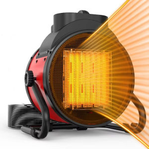 Portable Ceramic Electric Heater Thermostat Air Heater Radiator Room Fast Heating Automatic Shut Off Safety Function 2000W 3000W