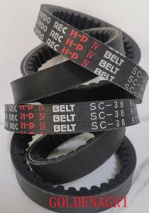 2pcs SC38 Bando belt for kubota harvester parts DC35