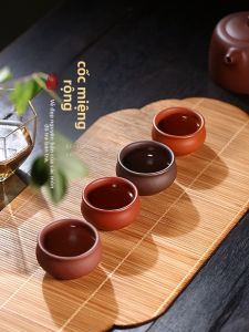 CANGHUTIANXIA | Tách Gaiwan Đất Sét Tím Cá Nhân Mini
