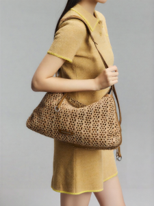 Large Woven Womens Hobo Bag for Vacation