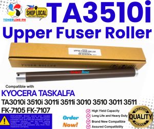Upper Fuser Hot Heat Roller for Kyocera TASKalfa 3010i 3510i 3011i 3511i 3010 3510 3011 3511