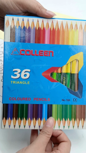 COLLEEN Dual Tip Color Pencil | 18s | 36c | 3.0mm | Triangle | 789