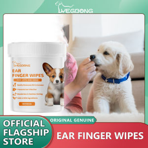 Yegbong Pet Dog Ear Finger Wipes Disposable Cat Eye Wipes Pads Soft Tear Stain Remover Puppy Wax Remover Pet Supplies Grooming Pet Ear Cleaning Wipes Cat Dog Ear Wipes Pet Earwax Cleaning Finger Cots Dog Dirt Remover Wet Wipe Pet Supplies