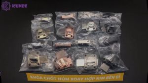 Khóa Chốt Núm Xoay KUNBE Hợp Kim Bền Bỉ An Toàn Phù Hợp Nhiều Loại Cửa