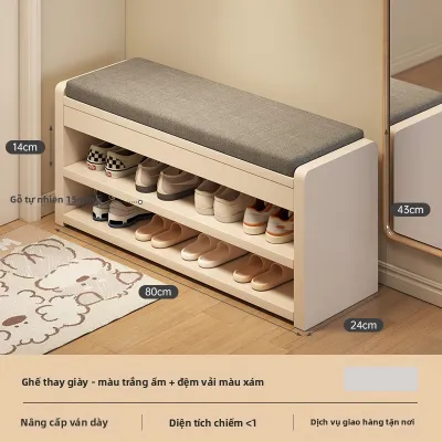 ZHUOHE | Tủ Giày Đa Tầng Tiết Kiệm Không Gian Ghế Ngồi Được