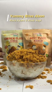 Yummy Bites Abon Ayam - Abon MPASI Si Kecil - Crunchy - Tanpa Penguat Rasa - Abon 100gr
